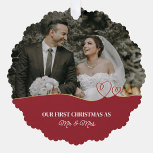 Elegante Waterverf Botanical voor bruiloft foto Ornament Kaart