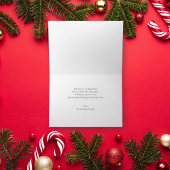 Elegante Waterverf Botanicals gevouwen kerst Kaart