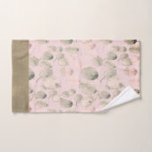 Elegante Waterverf Botanische bladeren Bad Handdoek (Handdoek)