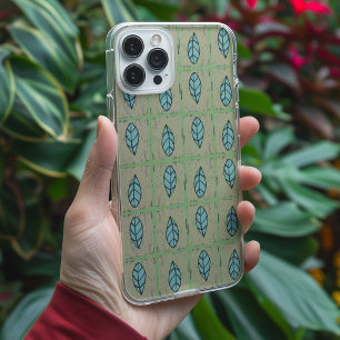Elegante waterverf botanische bladeren groen iPhone 16 hoesje