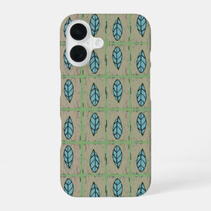 Elegante waterverf botanische bladeren groen iPhone 16 hoesje