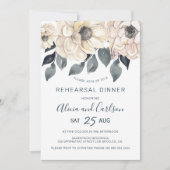 Elegante waterverf botanische repetitie kaart (Voorkant)