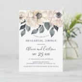 Elegante waterverf botanische repetitie kaart (Staand voorkant)