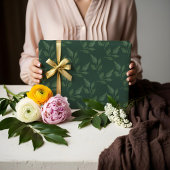 Elegante Waterverf botanische tuin bladpatroon Cadeaupapier