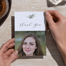 Elegante Waterverf Branch begrafenisfoto