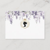 Elegante Waterverf  Brigerton wisteria flow Informatiekaartje (Achterkant)