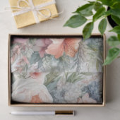 Elegante Waterverf bruid bruidegom bruiloft Tissuepapier (Geschenk)