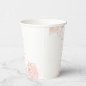 Elegante Waterverf Bruidsdouche met Wilde Bloemen Papieren Bekers (Rechts)