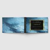 Elegante waterverf bruiloft gouden Folie Guestbook Gastenboek (Volledig)