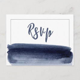Elegante Waterverf Bruiloft RSVP Briefkaarten