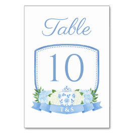 Elegante Waterverf Chinoiserie Chic Wapenschild Tr Kaart