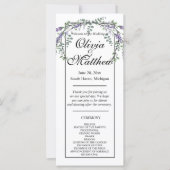 Elegante waterverf chique lavendelgroen (Voorkant)