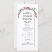 Elegante waterverf chique roze rozen lavendel (Achterkant)