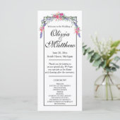 Elegante waterverf chique roze rozen lavendel (Staand voorkant)