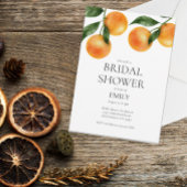 Elegante Waterverf Citrus Fruit Vrijgezellenfeest Kaart