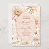 Elegante Waterverf Daisy Vrijgezellenfeest Kaart (Voorkant)