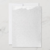 Elegante Waterverf dennenbomen Kerstvakantie Kaart (Achterkant)