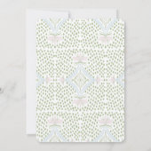 Elegante Waterverf diamanten bruiloft Kaart (Achterkant)