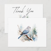 Elegante Waterverf Dove begrafenis bedankkaart Briefkaart (Voorkant / Achterkant)