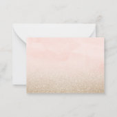 Elegante Waterverf droom catcher en Flat Note Kaar Notitiekaartje (Achterkant)