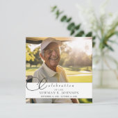 Elegante Waterverf Duif Viering van het Leven Foto Kaart (Staand voorkant)