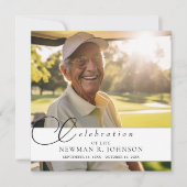 Elegante Waterverf Duif Viering van het Leven Foto Kaart (Voorkant)