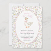 Elegante Waterverf Een 2e verjaardag gekke gans B Kaart (Voorkant)