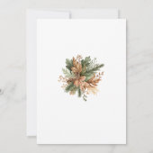 Elegante Waterverf Een beetje Hunter Baby shower Kaart (Achterkant)