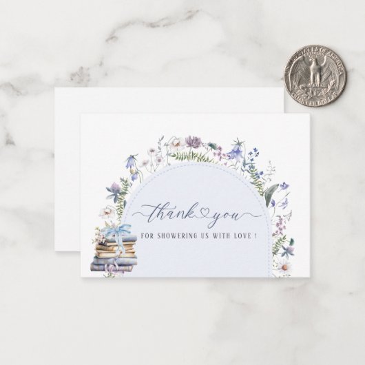 Elegante Waterverf een nieuw hoofdstuk begin Baby  Notitiekaartje (Voorkant / Achterkant in situ)