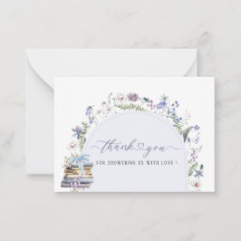 Elegante Waterverf een nieuw hoofdstuk begin Baby  Notitiekaartje