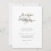 Elegante waterverf Eucalyptus botanische bruiloft Kaart (Achterkant)