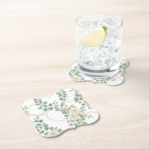 Elegante waterverf Eucalyptus & Gouden Geometrisch