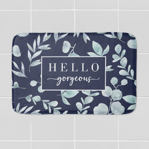 Elegante waterverf Eucalyptus Hallo schoonheid Badmat