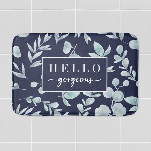 Elegante waterverf Eucalyptus Hallo schoonheid Badmat