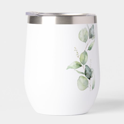 Elegante Waterverf Eucalyptus Vrijgezellenfeest Cu (Rechts)