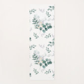 Elegante waterverf eucalyptus yogamat (Voorkant)