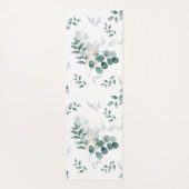 Elegante waterverf eucalyptus yogamat (Achterkant)