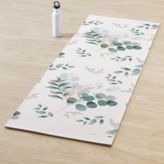 Elegante waterverf eucalyptus yogamat