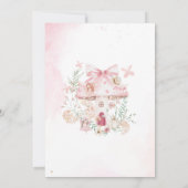 Elegante Waterverf Fairy Eerste Verjaardag Baby Sh Kaart (Achterkant)