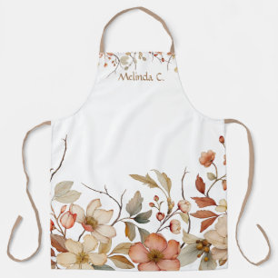 Elegante  Waterverf Floral Design Schort