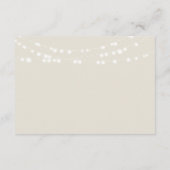 Elegante Waterverf Floral Fall bruiloft details Informatiekaartje (Achterkant)