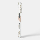 Elegante Waterverf Floral Green en Blush Pink Case-Mate iPhone Case (Achterkant / Rechts)