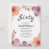 Elegante Waterverf Floral Romantische zomerverjaar Kaart (Voorkant)