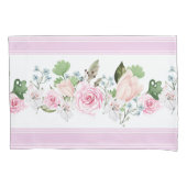 Elegante Waterverf Floral Set van Kussenslopen (Voorkant-Links)