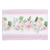 Elegante Waterverf Floral Set van Kussenslopen (Voorkant-Rechts)