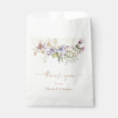 Elegante Waterverf Floral Wedding Favor Tassen Bedankzakje (Voorkant)
