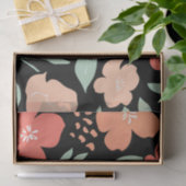 Elegante Waterverf Flowers - Delicate bloemencadea Tissuepapier (Geschenk)