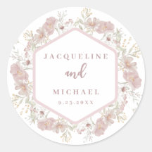 Elegante Waterverf Foral Wildflower Trouwklas