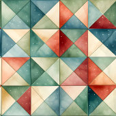 Elegante waterverf gedempte tonen vrolijk kerstfee fleece deken