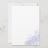 Elegante Waterverf geïllustreerde huwelijksuitnodi Kaart (Achterkant)